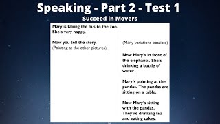 1.2 | Speaking - Part 2 - Test 1 | Succeed in Movers