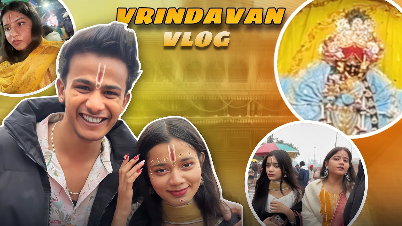 VRINDAVAN POCH GAYE ❤️!! PURE DIN BAARISH HUE 🌧️🥲!! ankushh09 ! Jiya09
