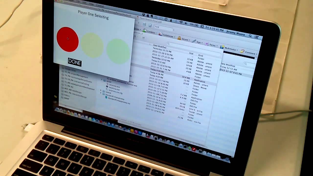 Arduino memory game - front end