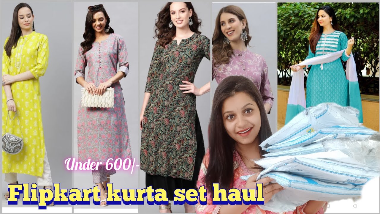 Flipkart kurtis haul for summers 2022 cotton kurtis under 500 pure cotton/ flipkart daily wear kurtis - YouTube