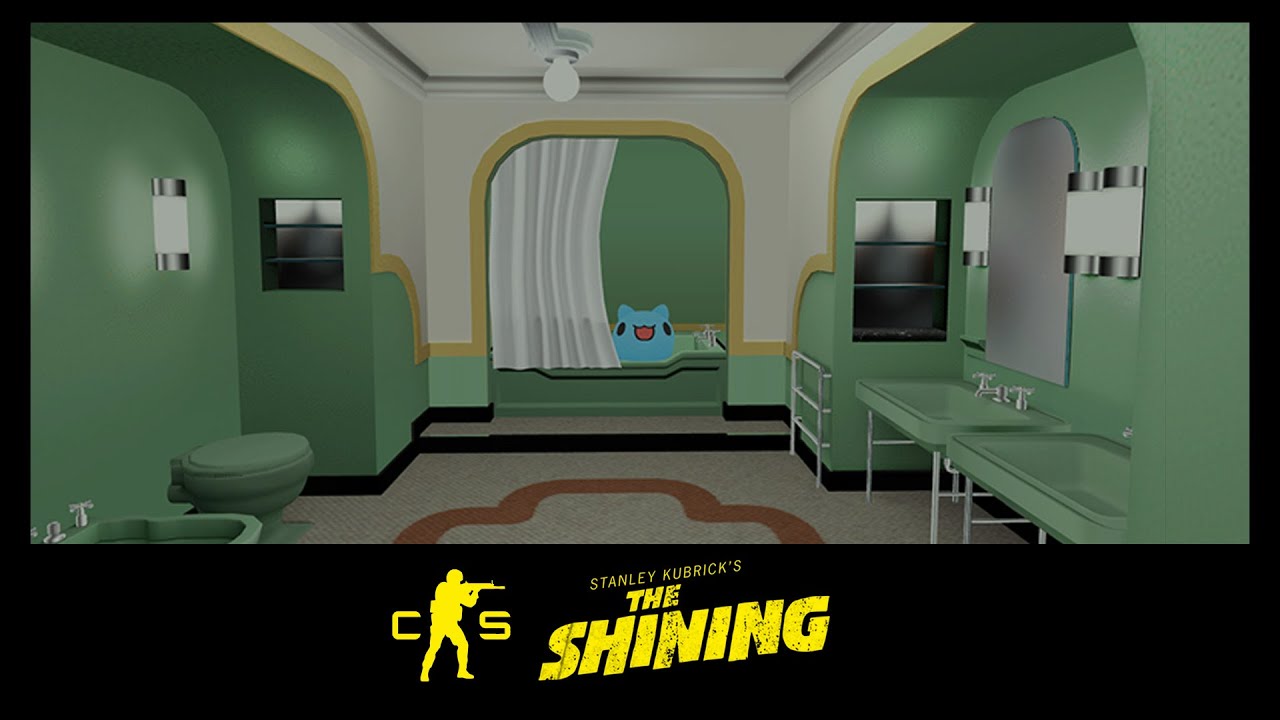 The Shining The Green Bathroom Scene (with a CS1.6 map) YouTube