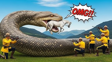 Brave Heroes Rescue a Lonely Horse from the Deadly Coils of a Giant Python 🐎🤍🐍 | Animal Rescues