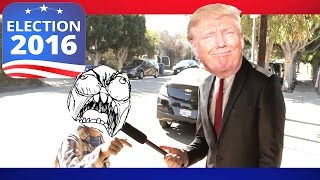 Hillary Clinton Voters GET TROLLED!