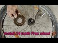 Install 24 teeth Free wheel 🛞 | Smooth bike ride | #cycling #cycle #viral #trending #video 