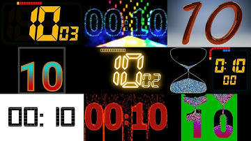 Countdown 10 to 0 Numbers Selection of my Videos