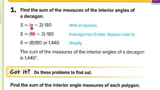 Course 3: L.5-4 Polygons and Angles