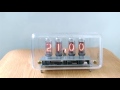 Часы на лампах Nixie clock