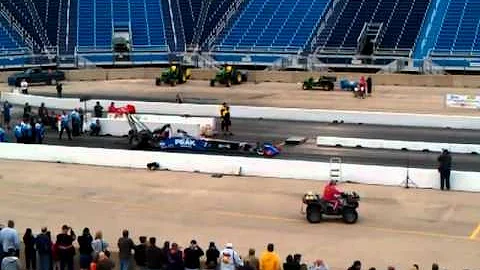 PEAK Dragster at Burndown at Sundown- Route 66 Rac...