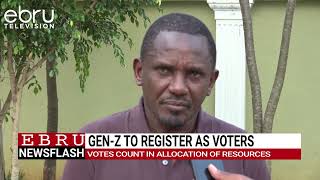 Gem MP Urges Siaya Youth to Register as Voters. #ebrunews