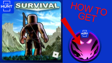 How to get THE HUNT: FIRST EDITION BADGE in THE SURVIVAL GAME | Roblox [EVENT]