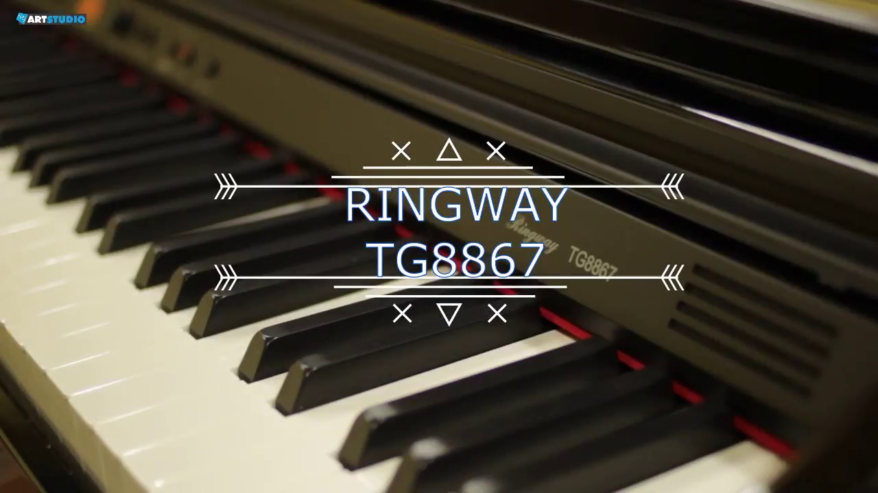 דיאז כלי נגינה בע"מ - פסנתר חשמלי +3 שנות אחריות RINGWAY TG8867WAL Brown