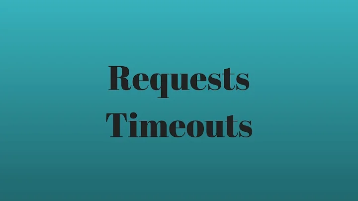 Handling Timeouts in Python Requests