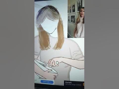 Нарисовала маму💝 - YouTube