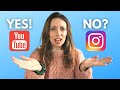 Instagram vs. YouTube marketing for business: Which is best?