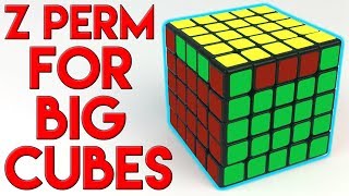 The Easiest & Fastest Big Cube Z Perm Algorithm