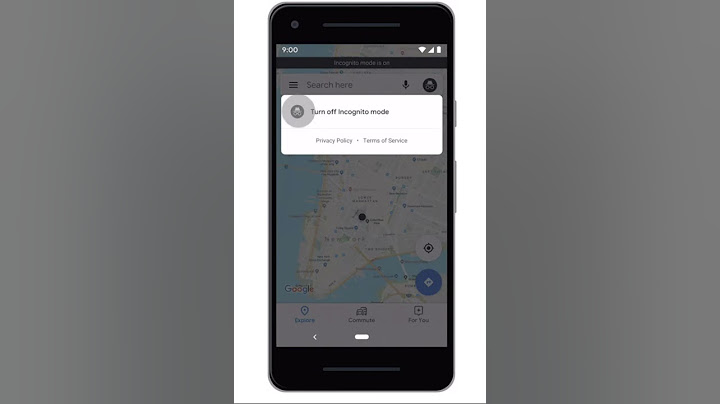 Como activar modo incógnito en Google Maps