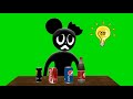 Cartoon Mouse drink......? Green screen [ trevor henderson ]