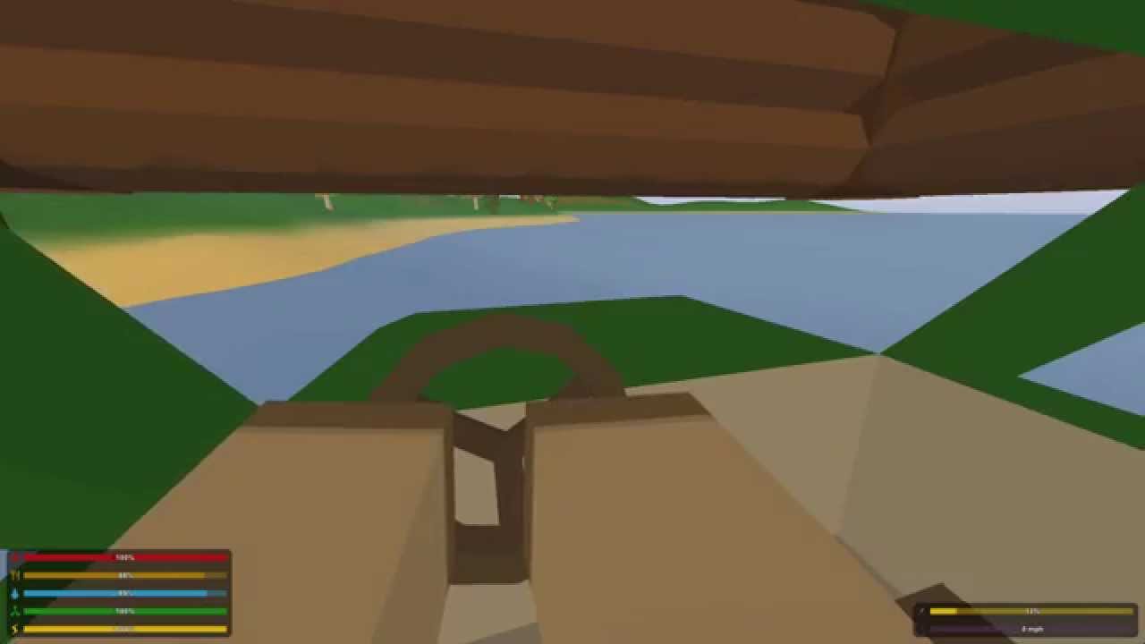 Unturned 3.10.7.5 vehicles on structures glitch