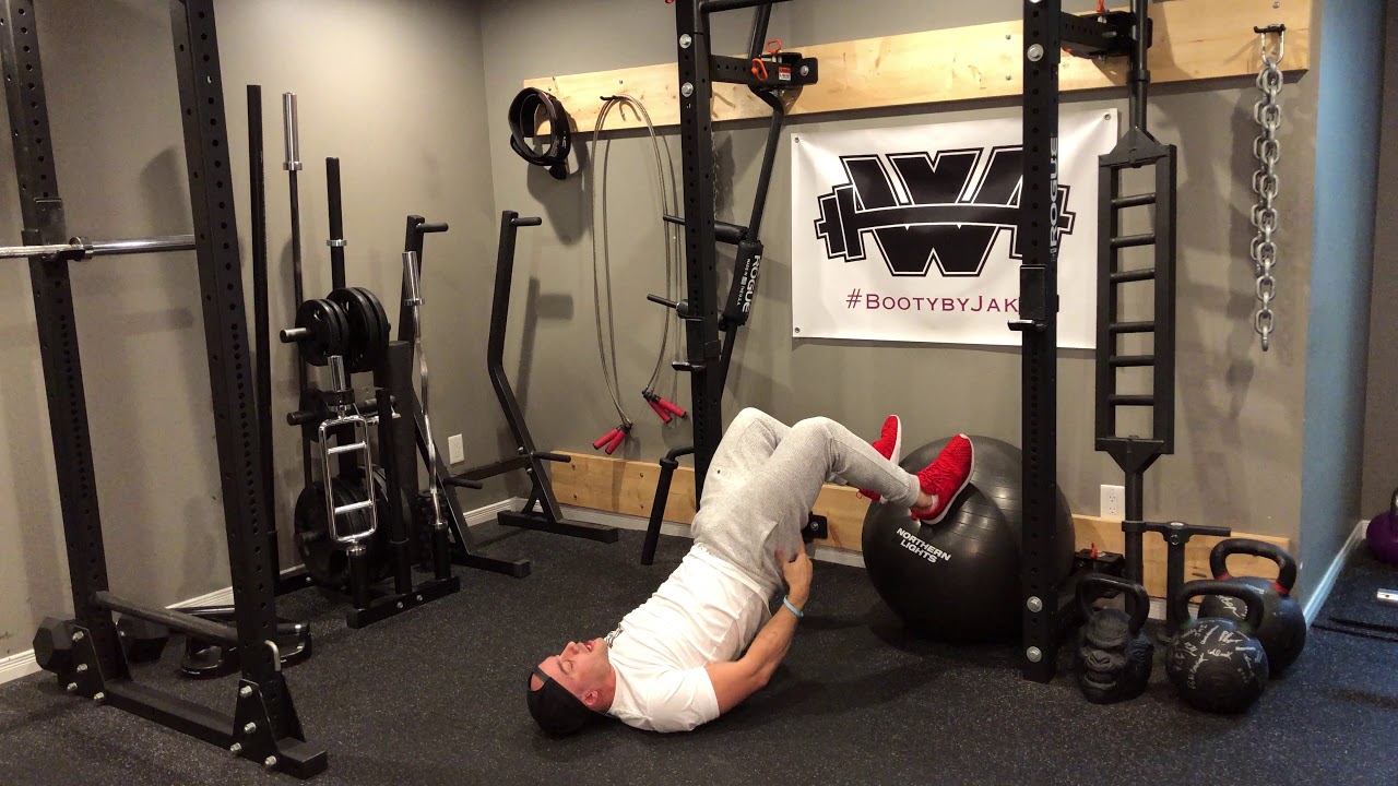 Feet Elevated Glute Bridge w Iso Hold YouTube