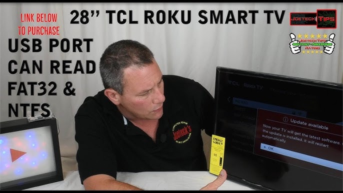  TCL 28S305 Televisor LED inteligente Roku de 720p de 28 pulgadas  (modelo 2017) : Electrónica