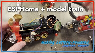 Hacking a Christmas tree train to work with Home Assistant