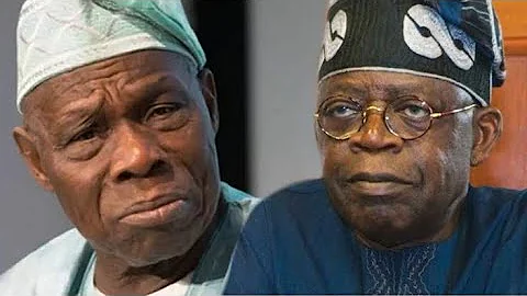 2023 Election: Massive crowd Tinubu visits Obasanjo in Abeokuta