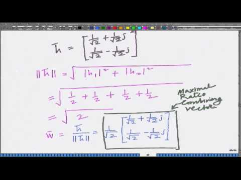 Lecture 13: Maximal-Ratio Combining