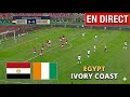 EN DIRECT IVORY COAST VS EGYPT AFRICA CUP OF NATIONS QUARTER FINAL SIMULATION GAMEPLAY
