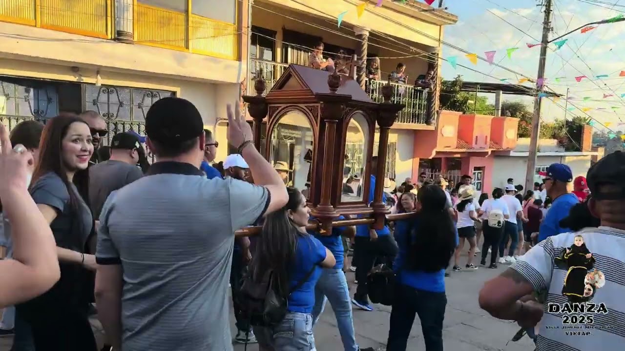 Sábado danza a  SAN NICOLÁS DE TOLENTINO DANZA 2025 Villa Jiménez Michoacán México