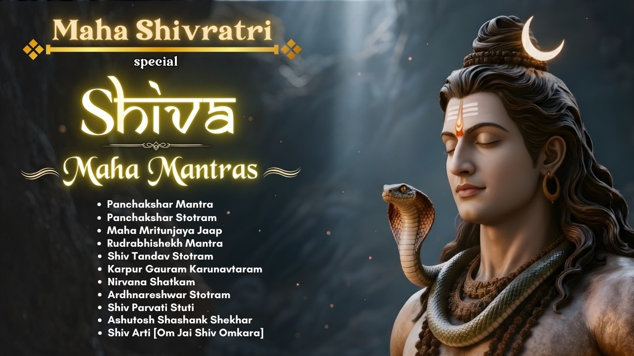 Shiva Maha Mantra Jukebox | 11 Powerful Chants to Remove Negativity 🔱🕉️ | Om Namah Shivay 108x