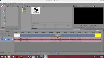How to remove audio from video by SONY VEGAS PRO 13 - TUTORIAL