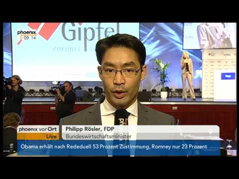23.10.2012 - Tagesgespräch mit Philipp Rösler