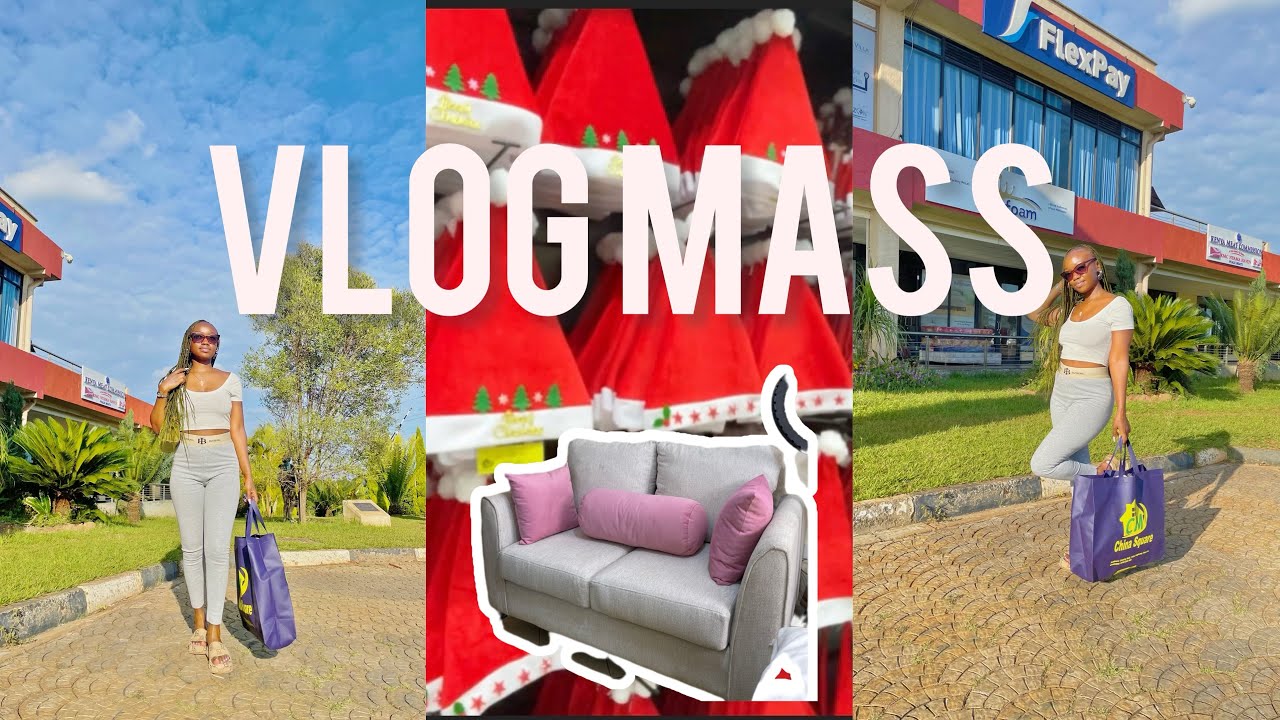 Vlogfinally getting a couch //Couch Fabric in Gikomba//Christmas