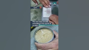 Police bust drugs gang with help of tinned tuna #itvnews #news #tuna #crime #spain #police
