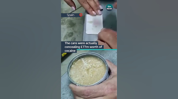Police bust drugs gang with help of tinned tuna #itvnews #news #tuna #crime #spain #police