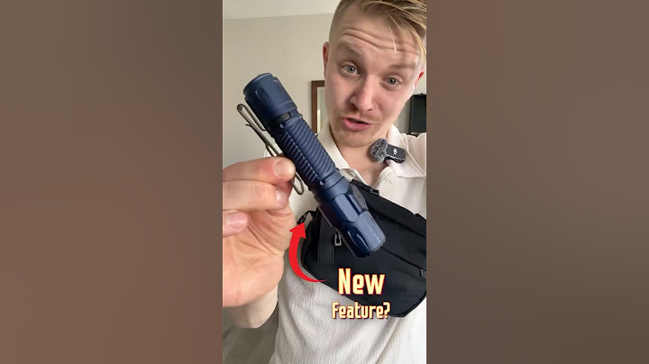 Flashlight technology is getting insane... (Olight)