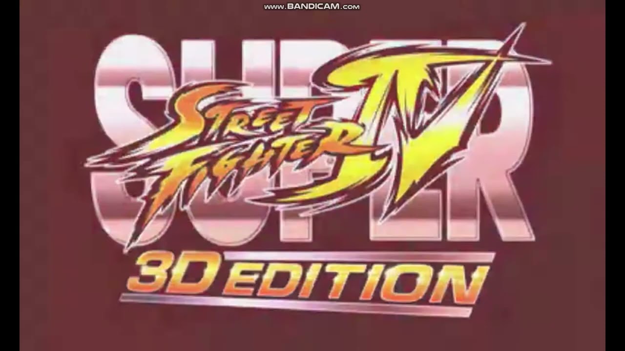 Super Street Fighter 4 3D Edition Intro (Capture Card Test)