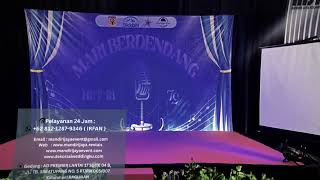 Jasa sewa Backdrop,Panggung,Dekorasi Mini Garden Jakarta