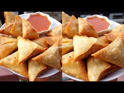 JINSI YA KUPIKA SAMBUSA ZA NYAMA NA MANDA YAKE RAHISI SANA Samosa Ramadan