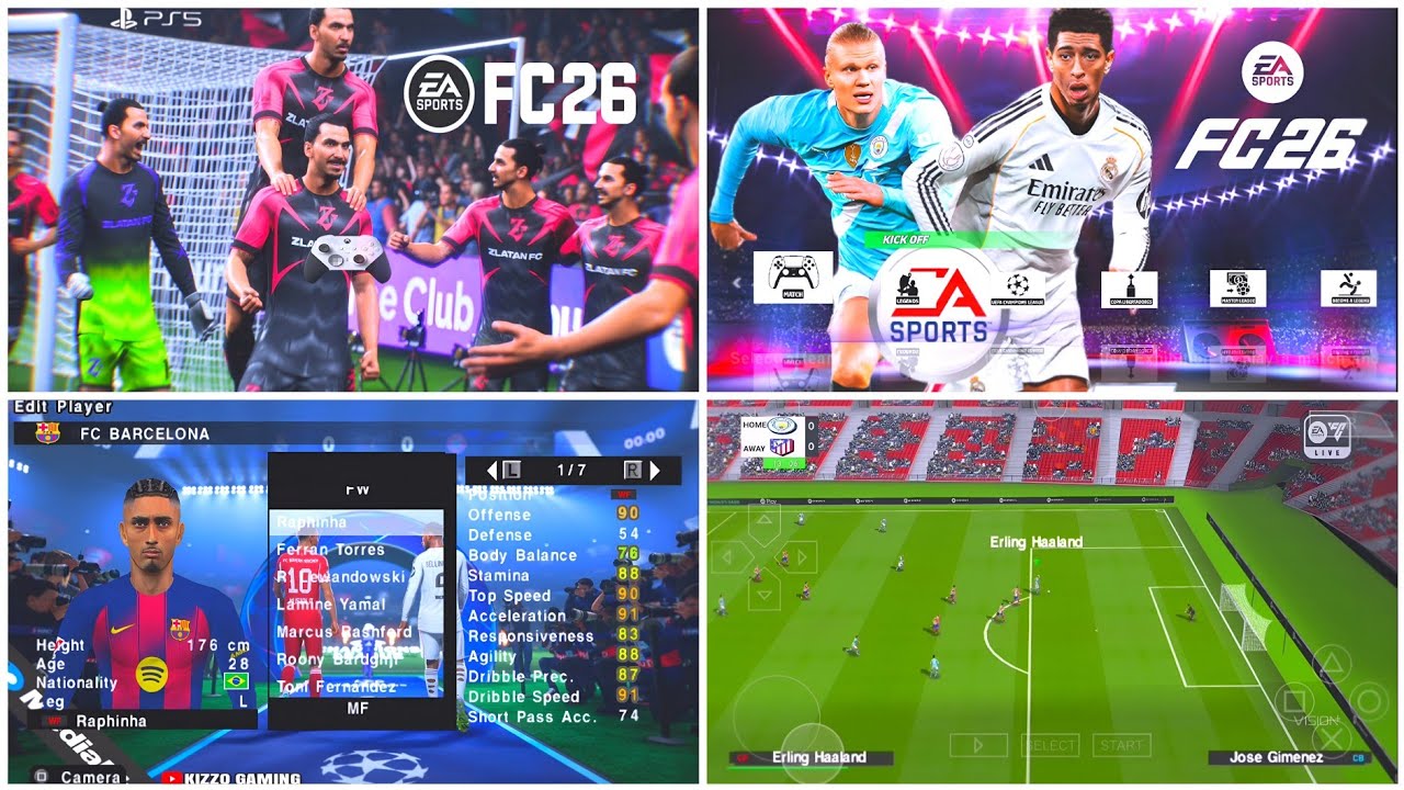 FC 26 PPSSPP | EA SPORTS FC 26 PPSSPP PS5 CAMERA | FIFA 2026 PPSSPP 