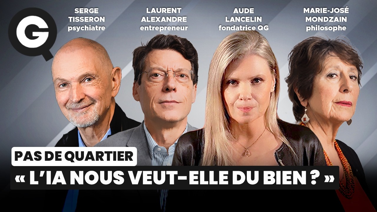 « L’IA nous veut-elle du bien ? » A.Lancelin, L. Alexandre, M-J. Mondzain, S.Tisseron