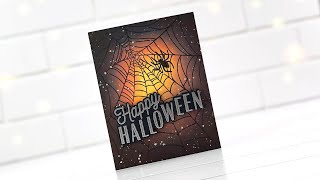 Spooky Spider Web Background with Mindy Eggen