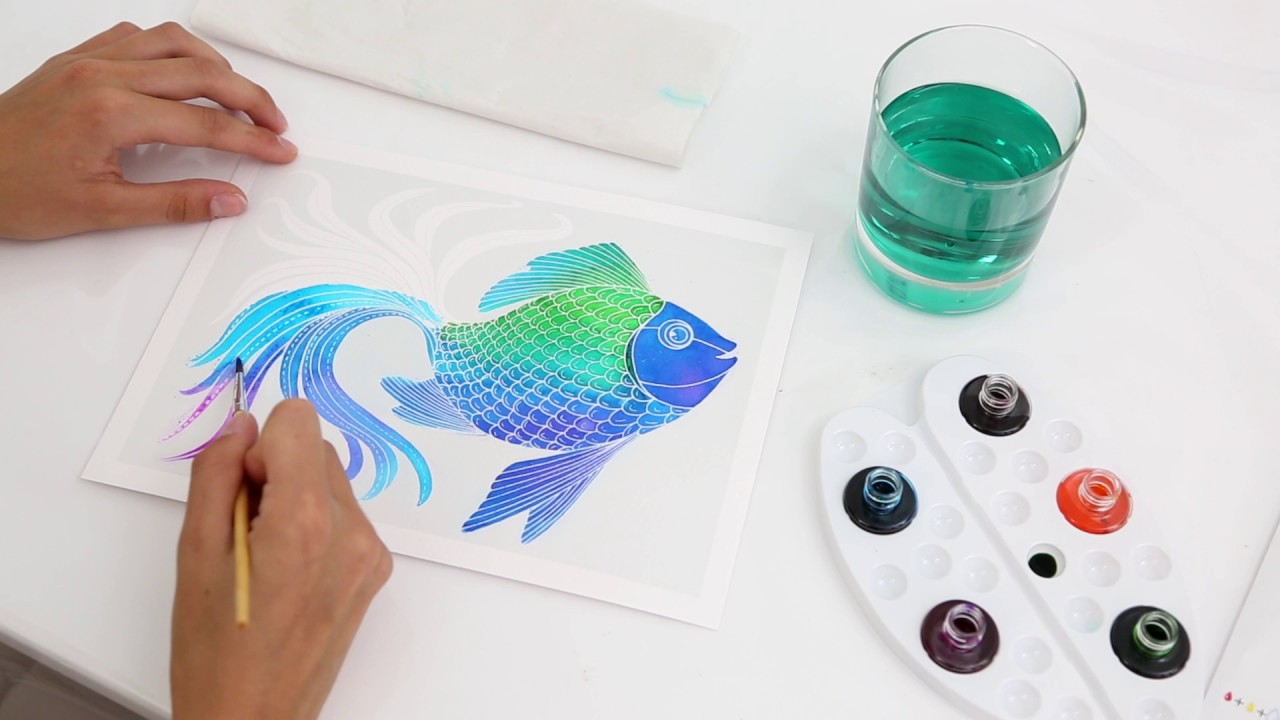 Sentosphère - Aquarellum - Fish - My Bulle Toys