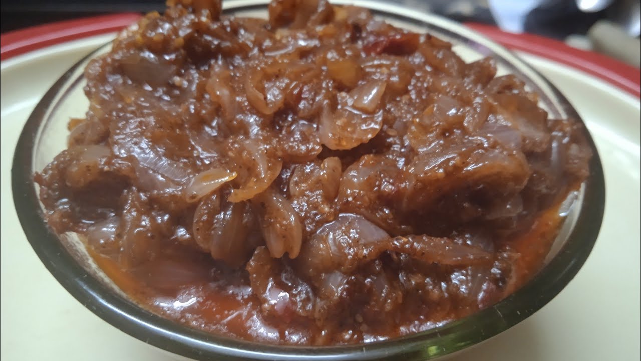 Onion Thokku recipe in Tamil Chinna Vengaiyam Thokku 