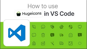 How to use Hugeicons in VS Code