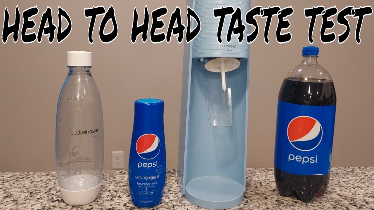 Soda Stream Pepsi vs Real Pepsi 