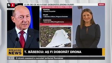 Traian Băsescu: „Am devenit ridicoli. Drona a fost doborâtă de un plop”. Știri B1TV_ 25 nov. 2025