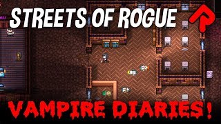 VAMPIRE DIARIES! Unlocking Cop, Scientist & Zombie | STREETS OF ROGUE 1.0 gameplay (PC) screenshot 3
