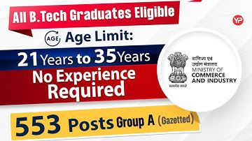 No prior experience needed, All B.tech Graduates are Eligible for the CGPDTM; it