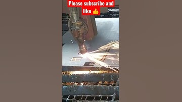 plasma cutting process of 8mm stainless steel sheet.. #plasma #india #industrial